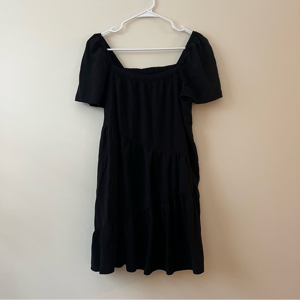 Lovestitch puff sleeve mini dress